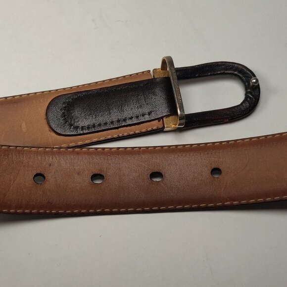 Vintage Stamped Christian Dior Aniline Leather Belt main image 7